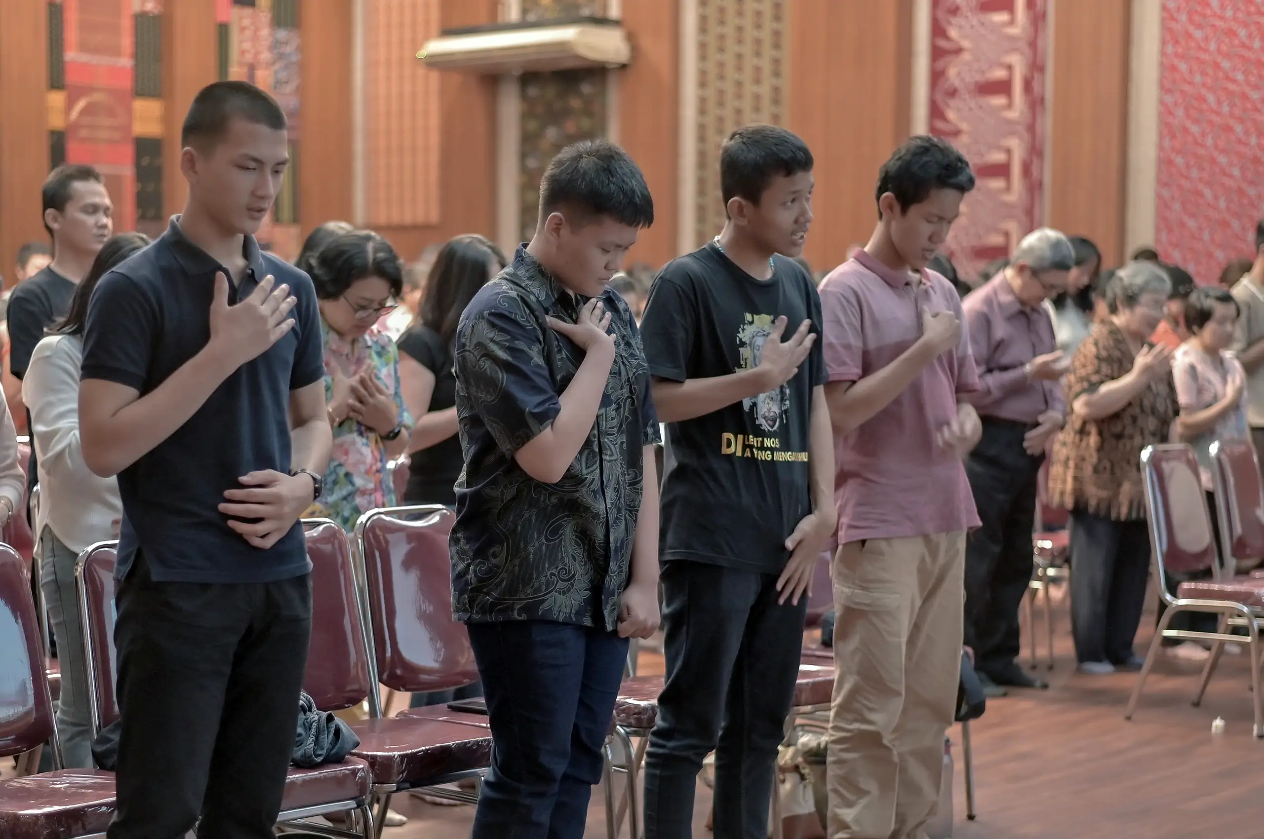 Kegiatan komunitas kategorial di Gereja St. Odilia