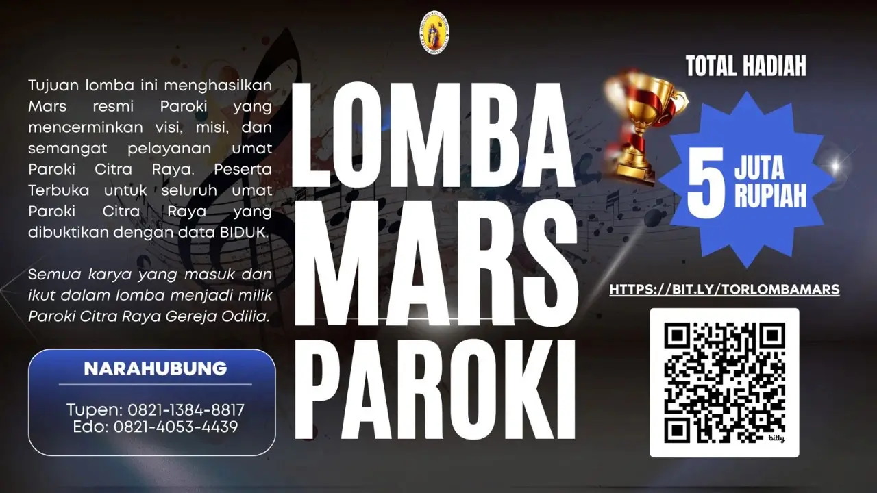 Lomba Cipta Lagu Mars Paroki Citra Raya