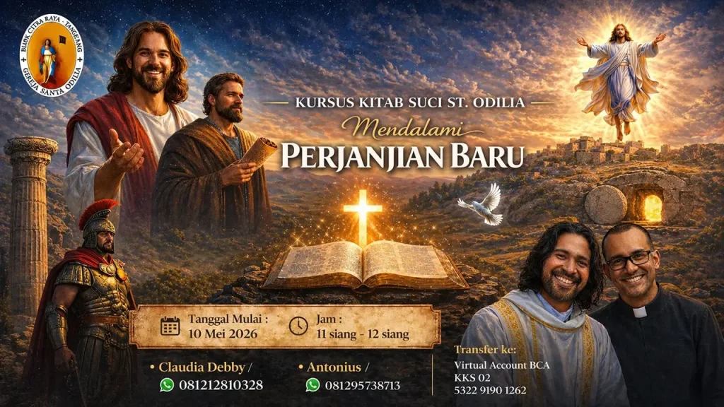 Kursus Kitab Suci St. Odilia – Mendalami Perjanjian Baru