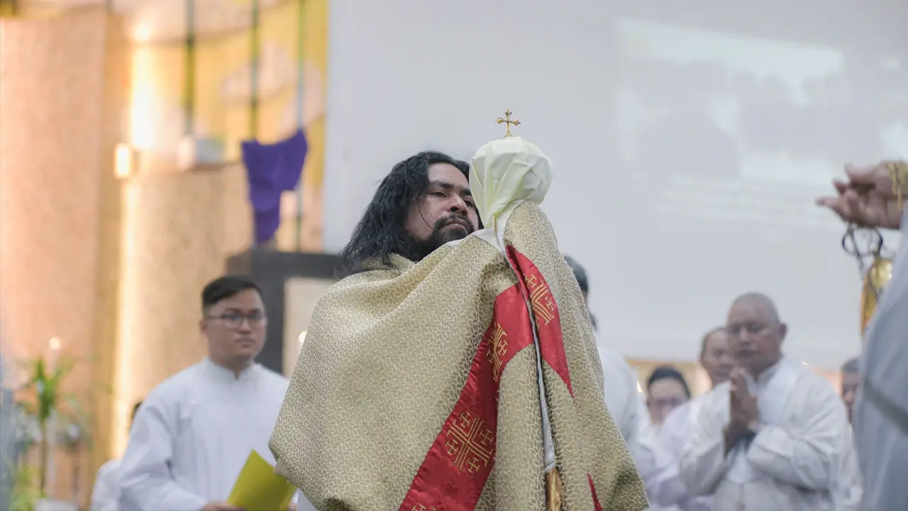 Misa Kamis Putih di Paroki Citra Raya Berlangsung Khidmat