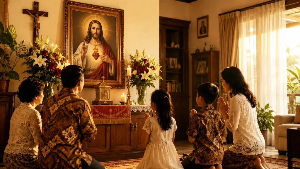 Intronisasi Hati Kudus Yesus: Menobatkan Kristus sebagai Raja dalam Keluarga