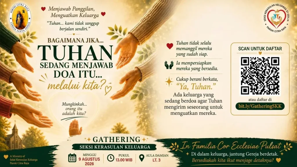 Gathering Seksi Kerasulan Keluarga – 9 Agustus 2026