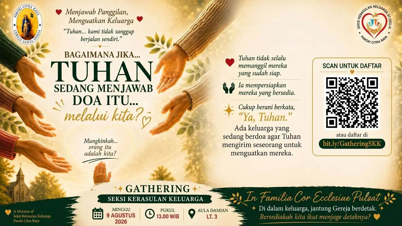Gathering Seksi Kerasulan Keluarga – 9 Agustus 2026
