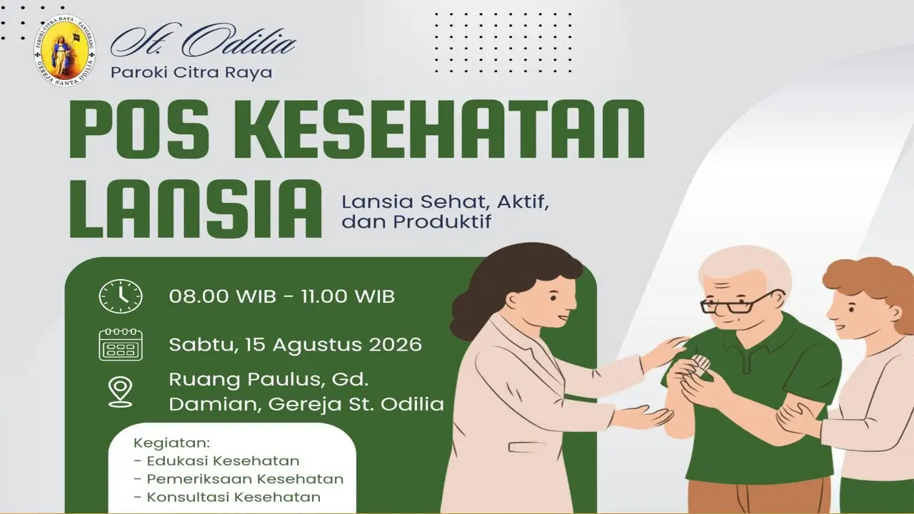 Pos Kesehatan Lansia – 15 Agustus 2026