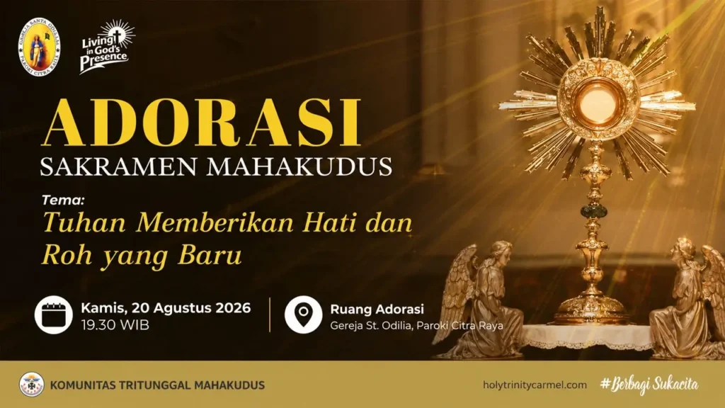 Adorasi Sakramen Mahakudus – 20 Agustus 2026
