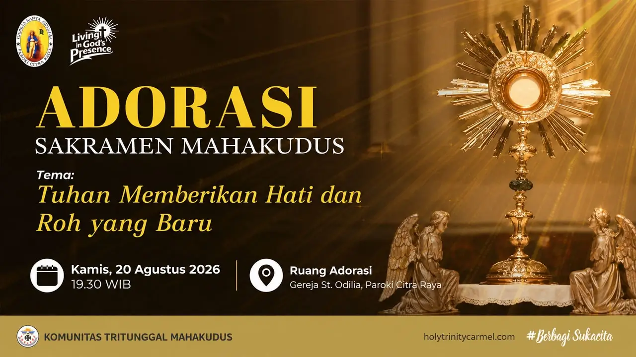 Adorasi Sakramen Mahakudus – 20 Agustus 2026