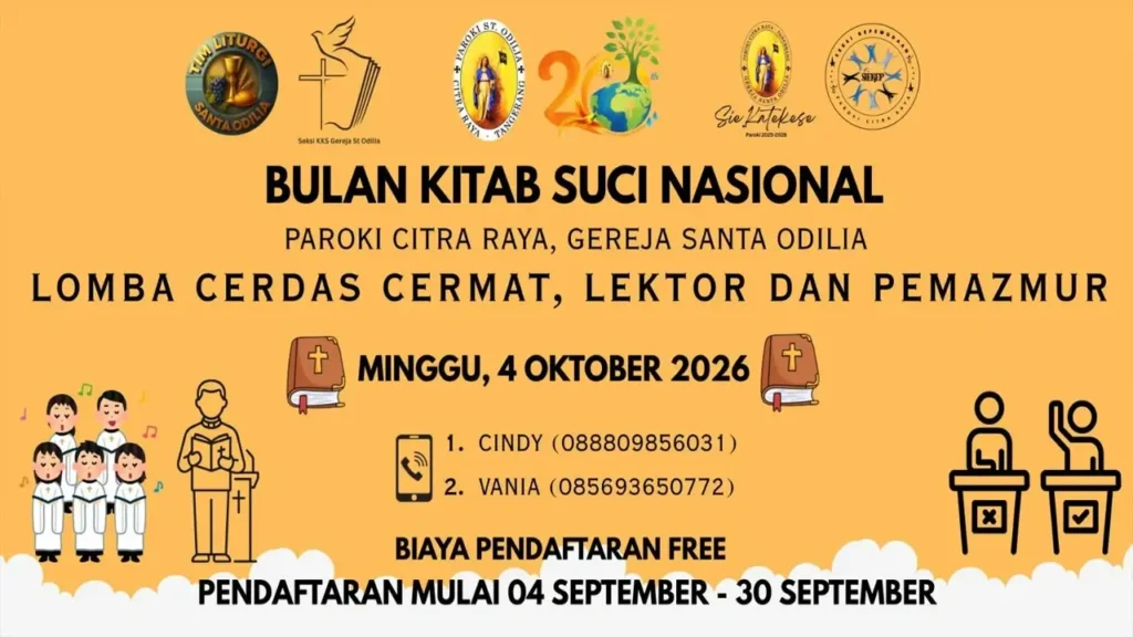 Lomba BKSN 2026: Cerdas Cermat, Lektor, dan Pemazmur