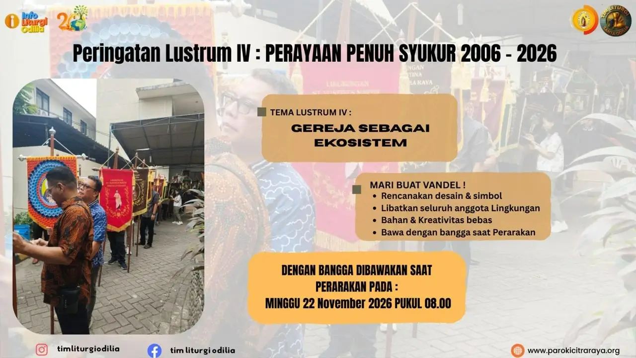 Pembuatan Vandel Lingkungan untuk Perarakan Lustrum IV