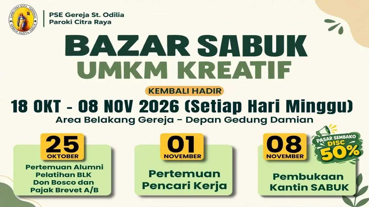 Bazar SABUK UMKM Kreatif Kembali Hadir