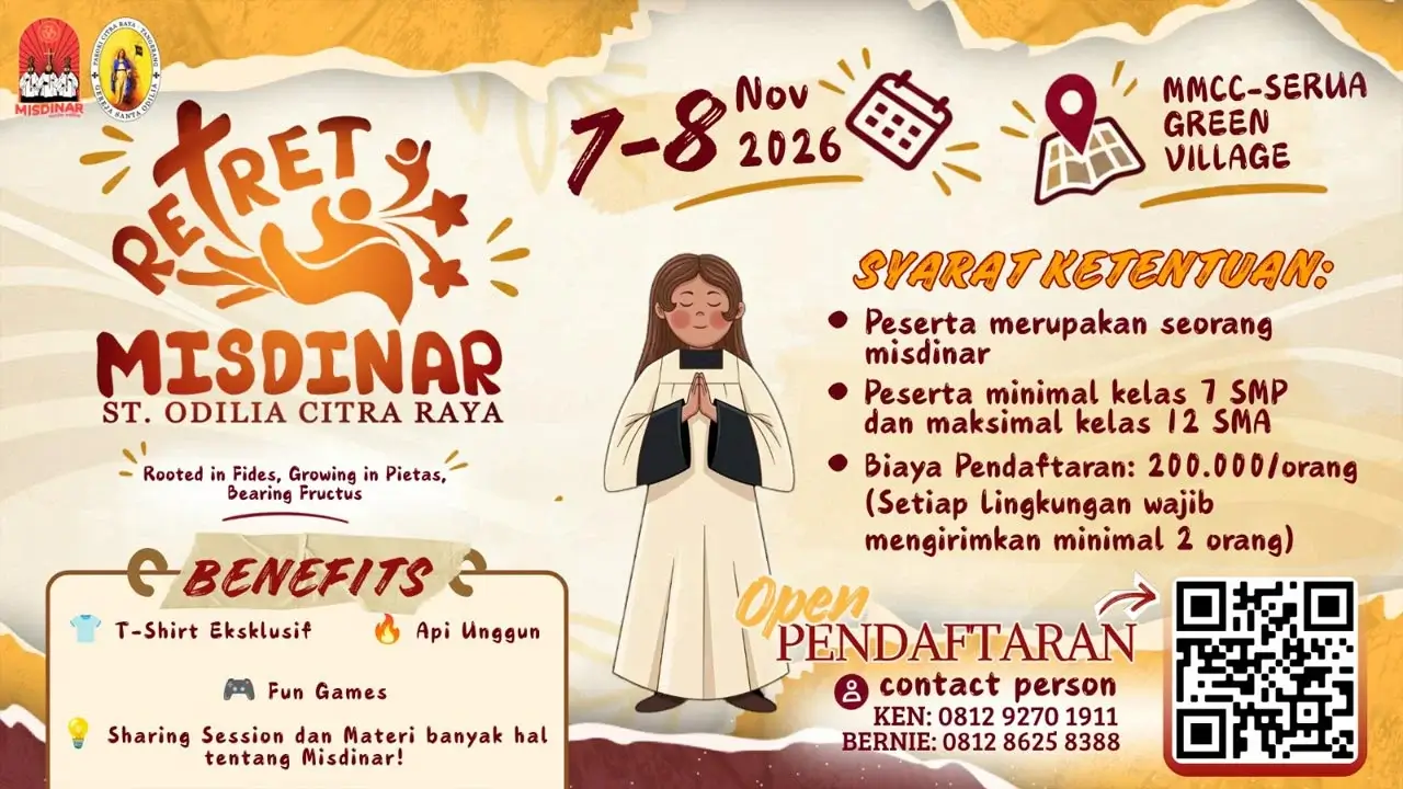 Retret Misdinar Gereja Santa Odilia 2026